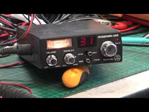Maxcom 20E CB27/81 UK FM CB radio - On The Air test