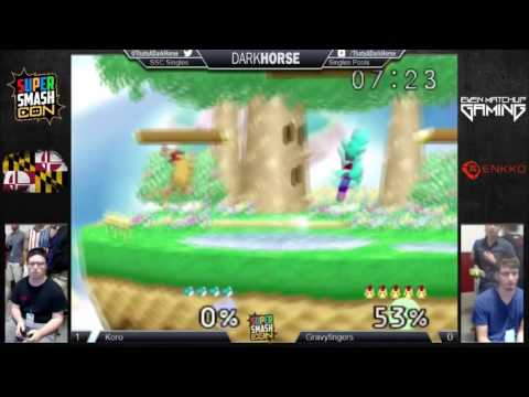 SSC 2016 Pools - KoRoBeNiKi (Yoshi) Vs. Gravyfingers (Pikachu) Super Smash Bros - SSB64