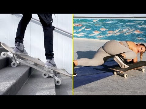 Funny & Smart Skateboard Ideas Video