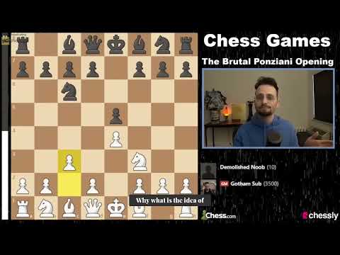 Brutal Ponziani Opening, Beginner