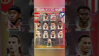 Download lagu Arsenal & Atlético Madrid Combined XI – Gyökeres, Saka, Oblak & More #ucl #football #shorts mp3