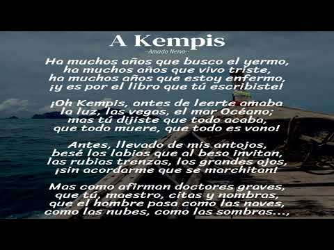 A Kempis Amado Nervo - Un Poema de Amado Nervo - Libro Imitación de Cristo