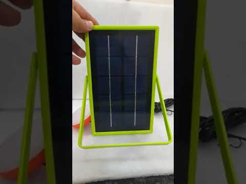 2 Led Solar Home Lighting System With Power bank and USB Port
