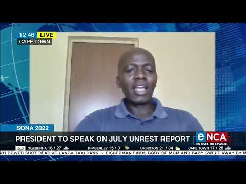 President to speak on July unrest report