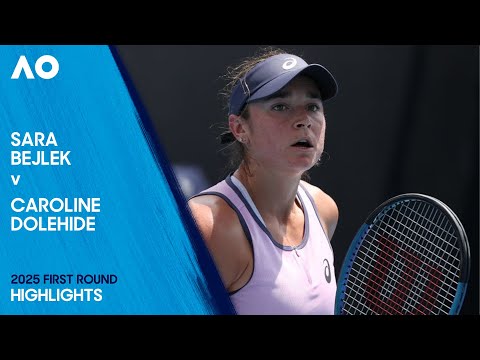 Sara Bejlek v Caroline Dolehide Highlights | Australian Open 2025 First Round