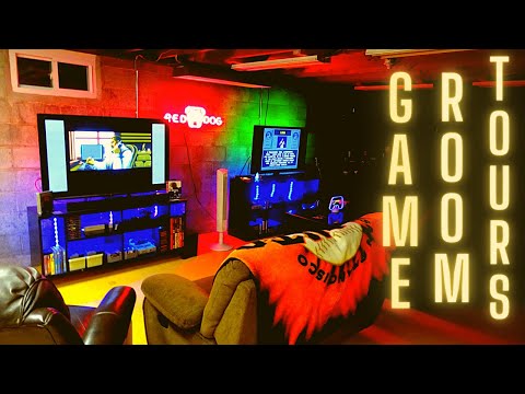Visit The 8-Bit Basements! Game Room Tours!
