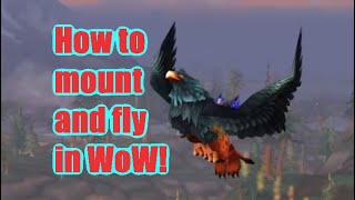 How to get mounts and fly in WoW