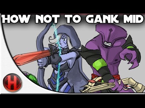 Dota 2 - How not to Gank mid!?