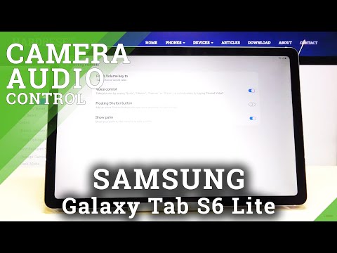How to Control Camera via Voice in Samsung Galaxy Tab S6 Lite - Enable Audio Control