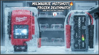 Milwaukee Tool HOTSHOT Jump Stater ￼ Frozen Test 