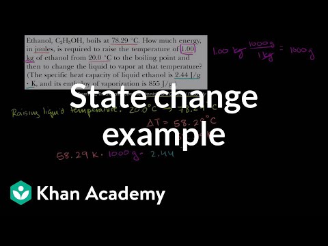 Change of State Example 