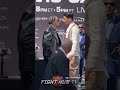 GERVONTA DAVIS TESTS CHIN OF RYAN GARCIA & STEPS TO HIM IN LA!