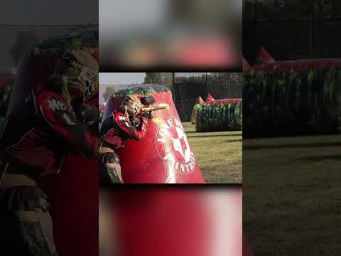 Pro Paintball Player Chris Caputo In Control.