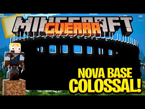 COMEÇAMOS A NOSSA NOVA BASE COLOSSAl ! - MINECRAFT GUERRA #19