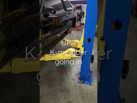 Mustang Foxbody getting a UPR K-member #sbf #347 #foxbody