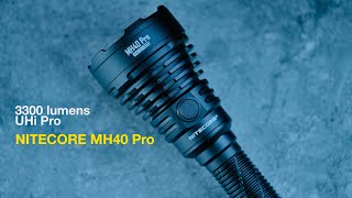 NITECORE MH40 Pro [BEAMSHOTS + quick demo]