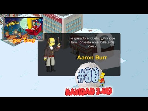 Los Simpson Springfield "Navidad'19: Capítulo 36 - Aaron Burr y Salón de Vicepresidentes" por Tony