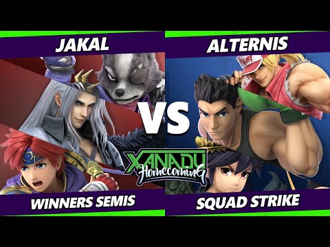 Xanadu Homecoming Squad Strike Winners Semis - Alternis Vs. Jakal - Smash Ultimate - SSBU