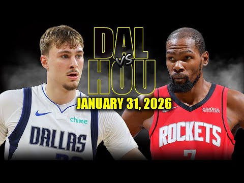 Dallas Mavericks vs Houston Rockets Full Game Highlights – January 31, 2026 | NBA Season