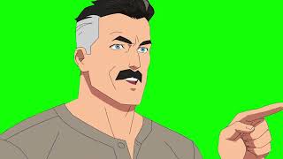 Omni-Man "that's the neat thing, you don't" Invincible green screen