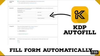 Kdp Auto Fill  Extension Amazon KDP chrome Extension for Automation