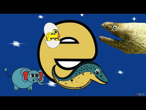 How to write and make a lowercase letter e! Letter Recognition lowercase letter e