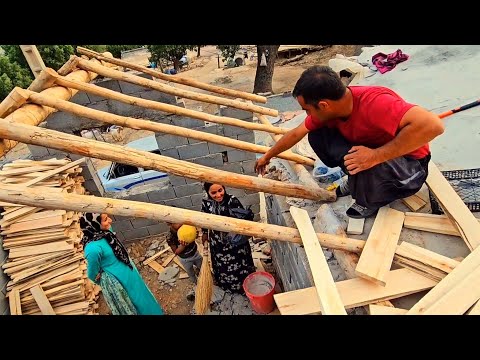 Nomadic man's trip to the city: donating house building purchases and buying clothes for his wife