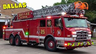 Download lagu [TEXAS] - DALLAS Fire Department | Fire Engines, Truck, Rescues & Squad Response Compilation! mp3