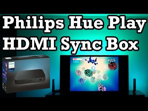 Philips Hue Play HDMI Sync Box Unboxing Review Hands On First Impression Setup TV Light LED