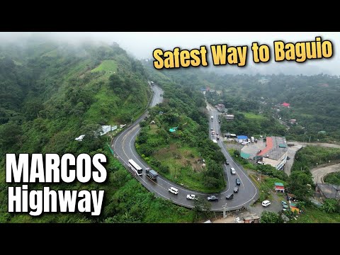 Pinaka Ligtas na daan paakyat ng Baguio City | Marcos Highway