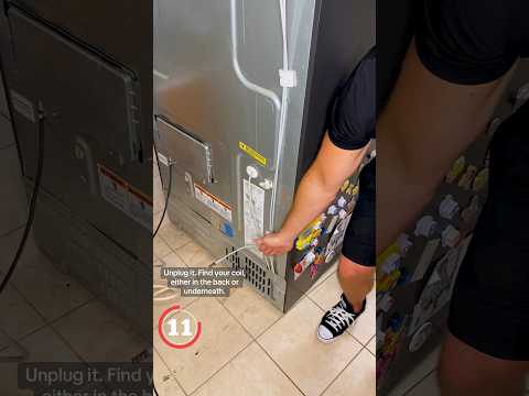 We promised you we'd teach you how to clean your fridge coils this week!!