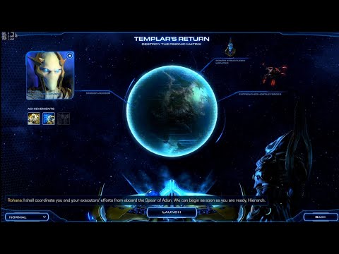 017 Templar's Return  [] Legacy of the Void []  (Campaign Mission 17 normal level)