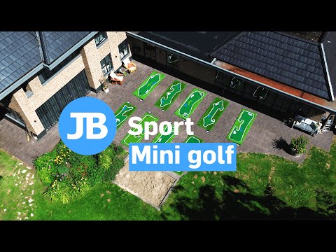 Midgetgolf matten Set - 9 Holes
