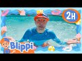 Blippi S First Pool Adventure Blippi Educational Songs For Kids Inclusive Explorers