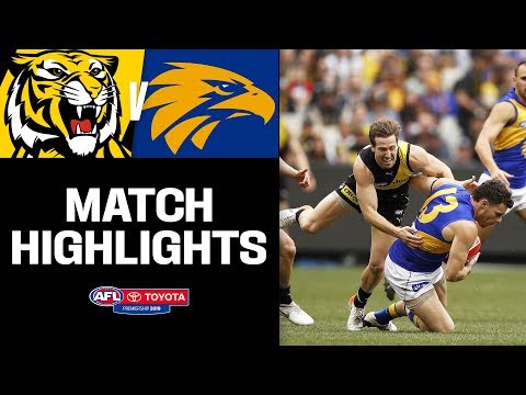 Richmond v West Coast Highlights | Round 22, 2019 | AFL