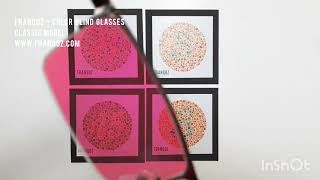 Classic Color Blind Glasses FRANQOZ | Ishihara Test | Color Blindness