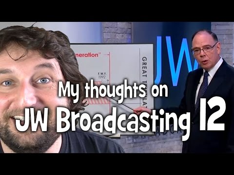 My thoughts on JW Broadcasting 12, with David Splane (tv.jw.org) - Cedars' vlog no. 94