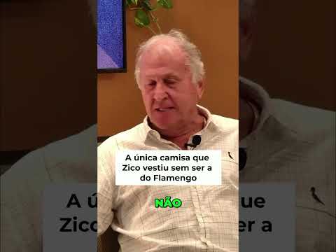 A ÚNICA CAMISA QUE ZICO VESTIU SEM SER A DO FLAMENGO