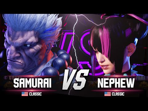 SF6 Samurai (Akuma) vs Nephew (Juri) Street Fighter 6