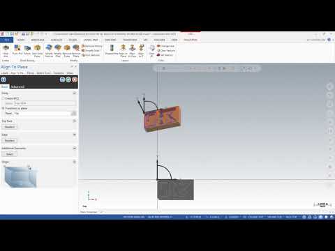 Mastercam 2019 - Align To Plane