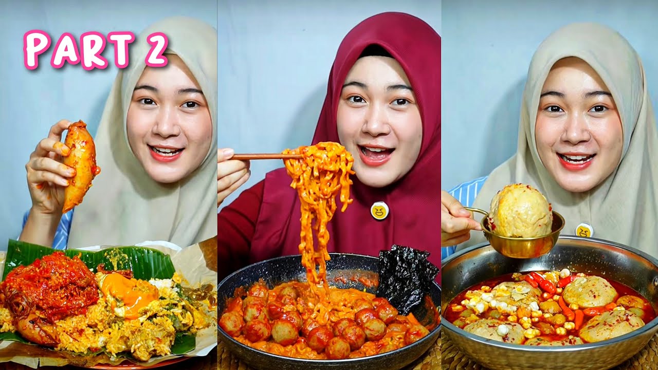 @inicia25 Video Mukbang Compilation 🍜🍚🌶🧆🍗 | Tiktok Mukbang Compilation - Part 2