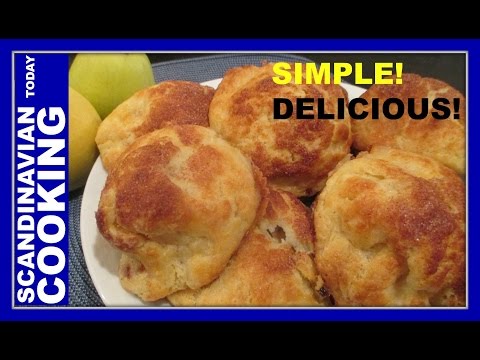 How to Make an Old Fashion Homemade Danish Apple Dessert 🍎Æbler i Svøb   🍏