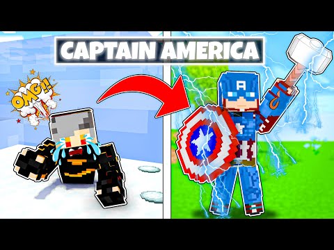 Paglaa Tech - Paglaa is CAPTAIN AMERICA in Minecraft 😱 (Hindi)