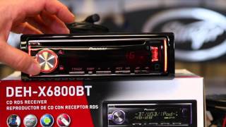 Sound EQ settings on the Pioneer DEH X6800BT  radio
