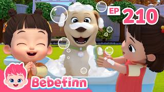 Download lagu The Dog Bath Song | EP210 | Scrub Dub a Dub with Mandoo! 🛁 | Bebefinn Nursery Rhymes mp3