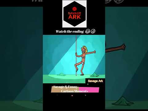 😎Pole Dance savage cartoon moments😂 #81 ||  #shorts #frameorder #funny #dance