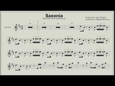 Techcrasher ft Syntheticsax - Saxonia (Backing track for saxophone alto & tenor)