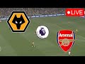 Wolves vs Arsenal🔴LIVE Premier League 2024 Match Today Video Game Simulation