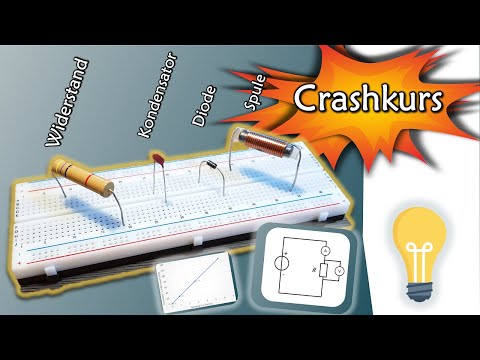 CRASH COURSE: Resistor, Capacitor, Diode, and Inductor - Voltage and Current | DC Technology #20