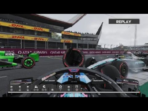 SURVIVING a FULL LAP BACKWARDS in SILVERSTONE!! (Why me.)